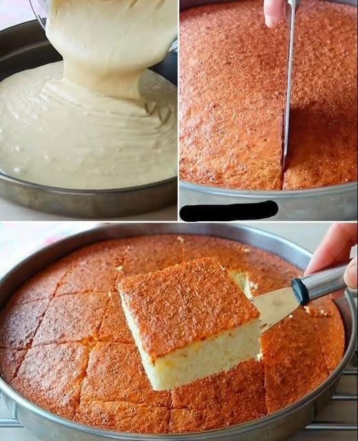 diabetic Soft & Fluffy Homemade Milk Cake
