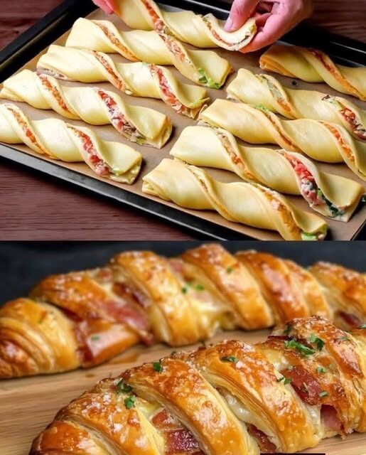 Cheesy Mustard Puff Pastry Twists