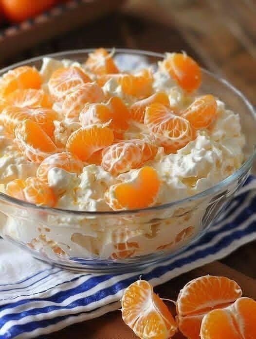 Creamy Mandarin Orange Fluff Dessert