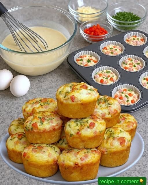 Vegetable Omelet Muffins