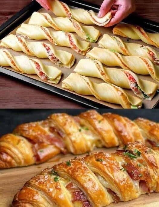 Stuffed Twisted Bread Recipe (Savory & Cheesy)