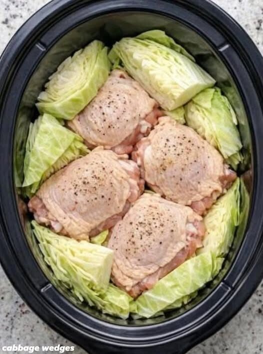 Slow Cooker Chicken & Cabbage (Simple Comfort Meal)