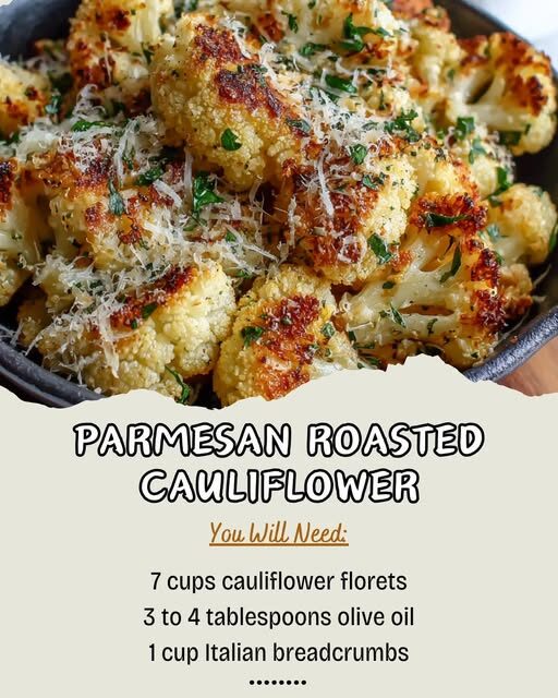 Parmesan Roasted Cauliflower