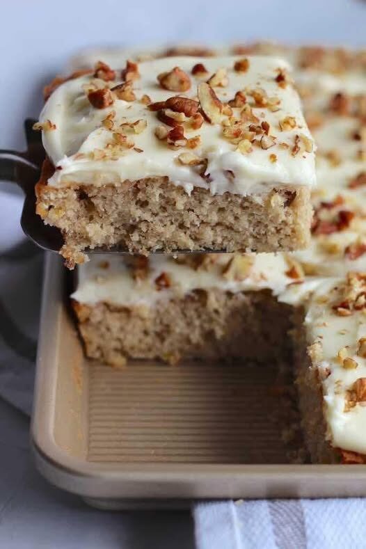 Banana Cake with Cream Cheese Frosting