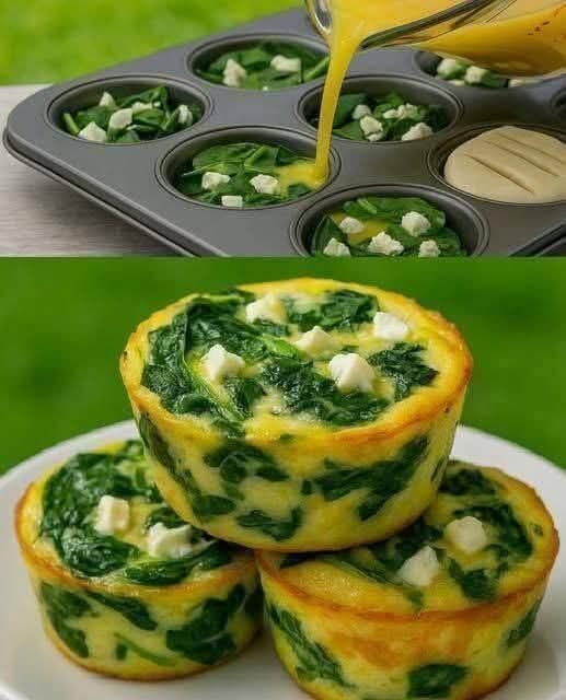 Spinach and Feta Egg Muffins
