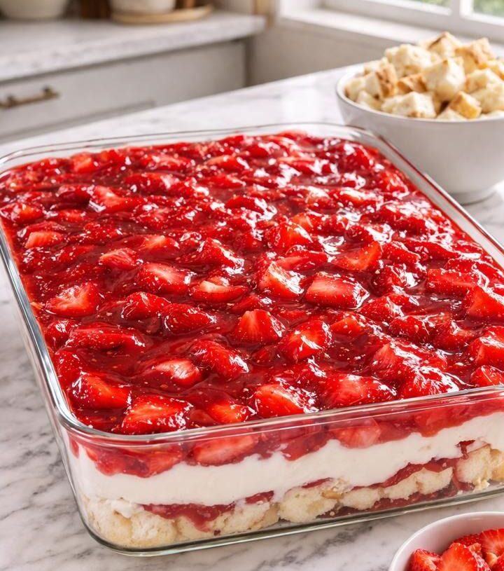 Strawberry Shortcake Trifle