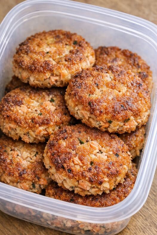 Low Carb 3-Ingredient Salmon Patties