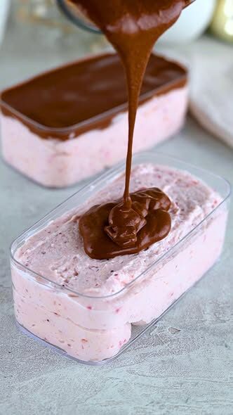 Protein Chocolate Covered Strawberry Cheesecake (Cottage Cheese)