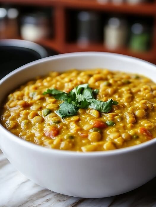 Creamy Green Lentil Dahl