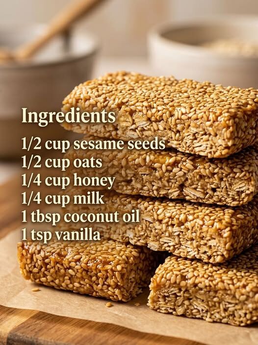 Crunchy, chewy, and packed with nutty toasted flavor. The sesame adds richness and texture. A nourishing snack that feels energizing and satisfying.