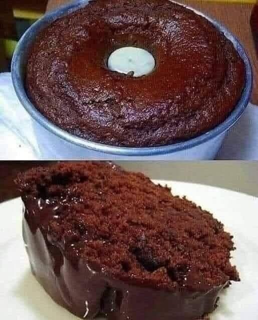 Moist Chocolate Cake with Rich Chocolate Ganache