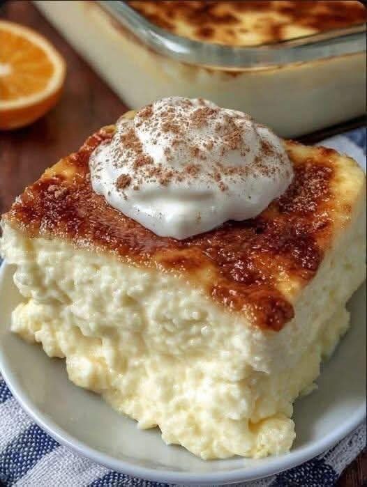 Creamy Baked Milk Custard Cake – Soft, Smooth, and Irresistibly Light