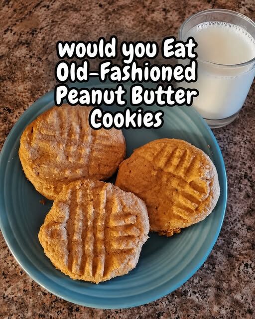 Old-Fashioned Peanut Butter Cookies