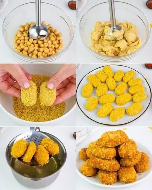 Vegan Chickpea Nuggets