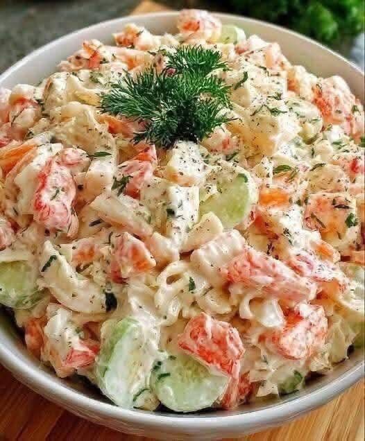 Creamy Seafood Pasta Salad