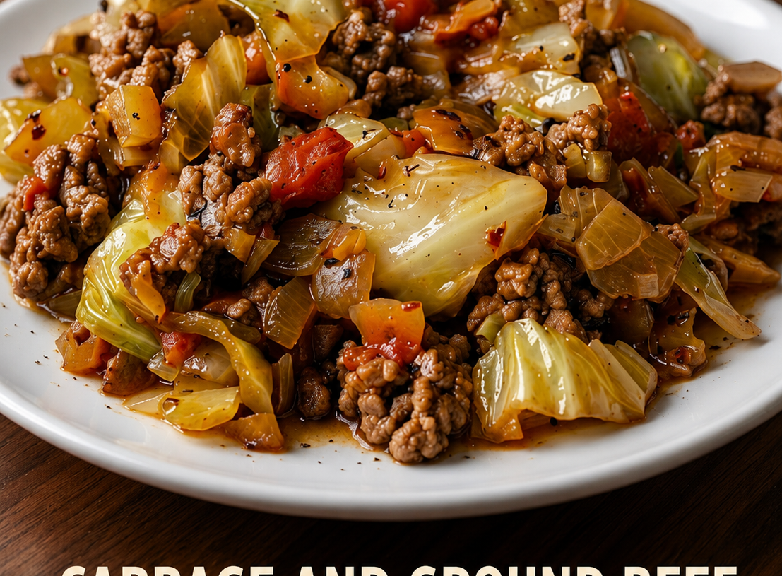 🥬 Cabbage & Ground Beef Skillet