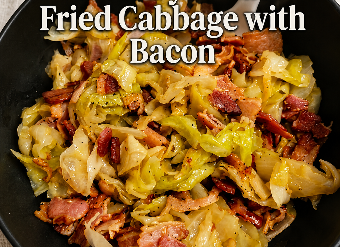 Fried Cabbage with Bacon