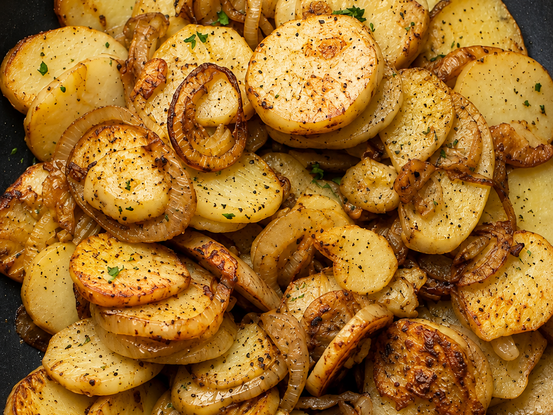  Fried Potatoes & Onions 