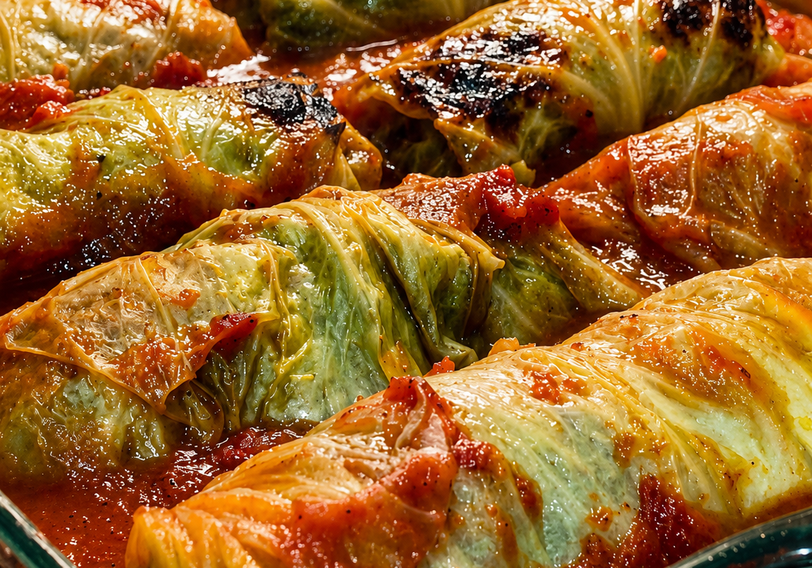 🥬 Classic Stuffed Cabbage Rolls in Tomato Sauce