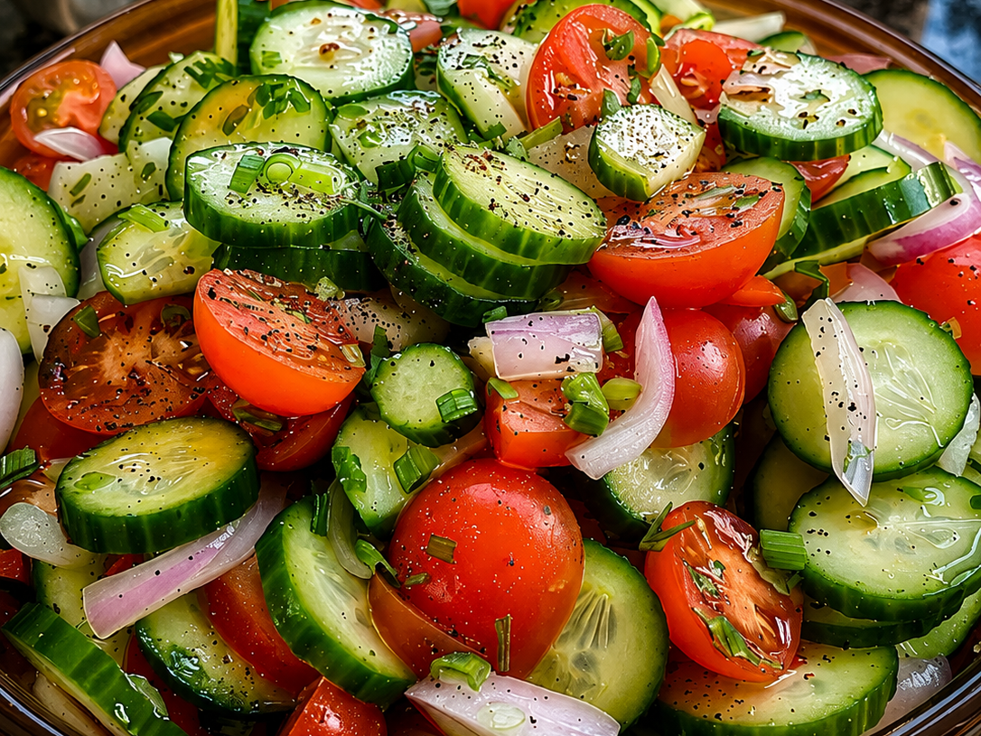 Cucumber & Tomato Salad
