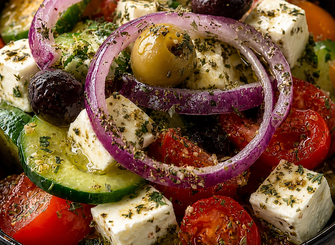 This classic Greek salad