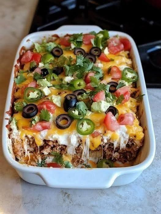 Cheesy Taco Casserole