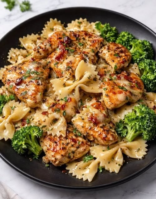 Creamy Garlic Chicken Pasta