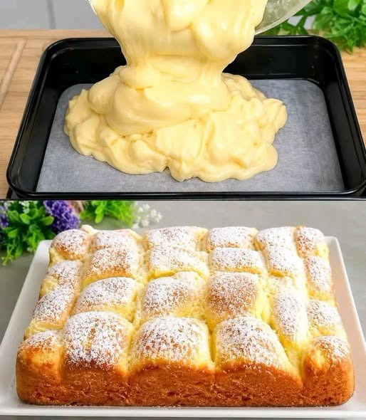 Soft Custard Cake