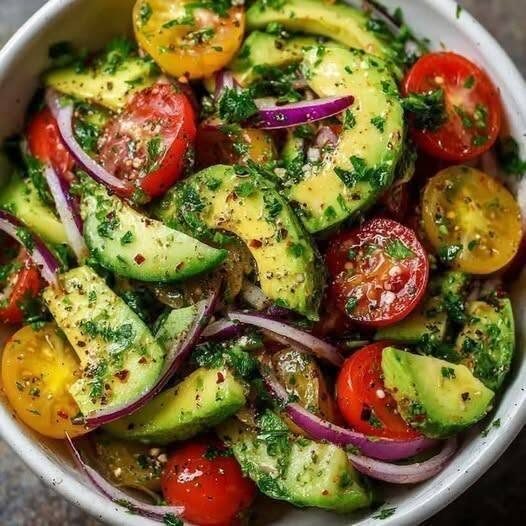 Avocado Tomato Salad with Herbs