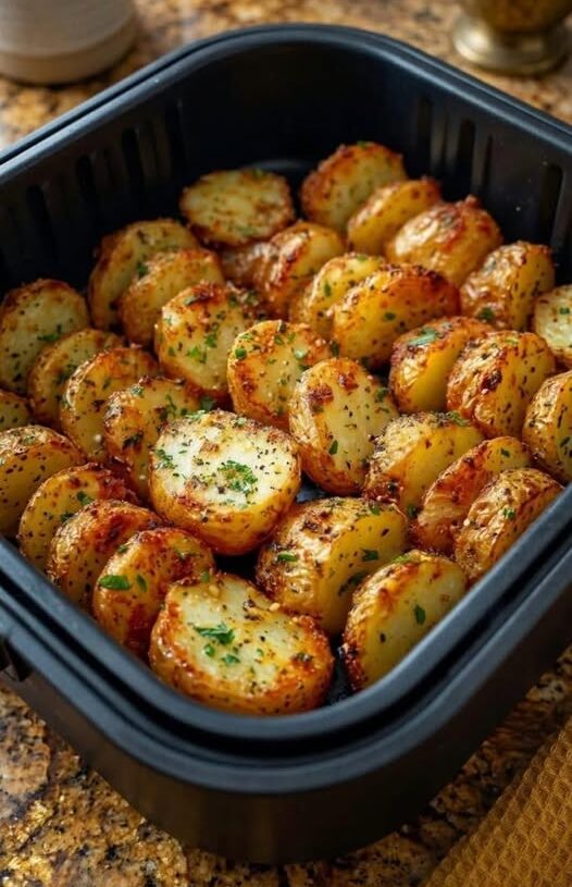 🥔 Crispy Garlic Herb Air Fryer Potatoes