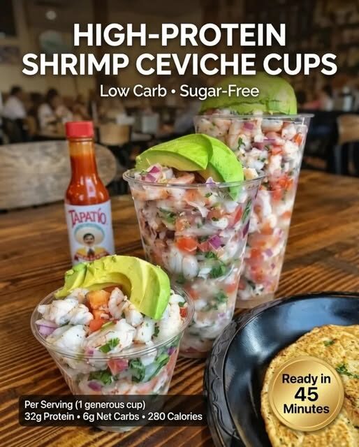 Shrimp Ceviche Cups