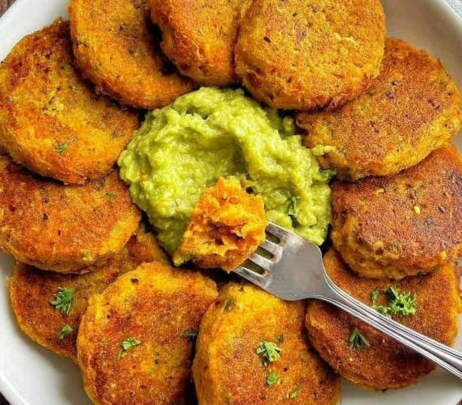 Vegan Chickpea and Potato Patties that are Crispy
