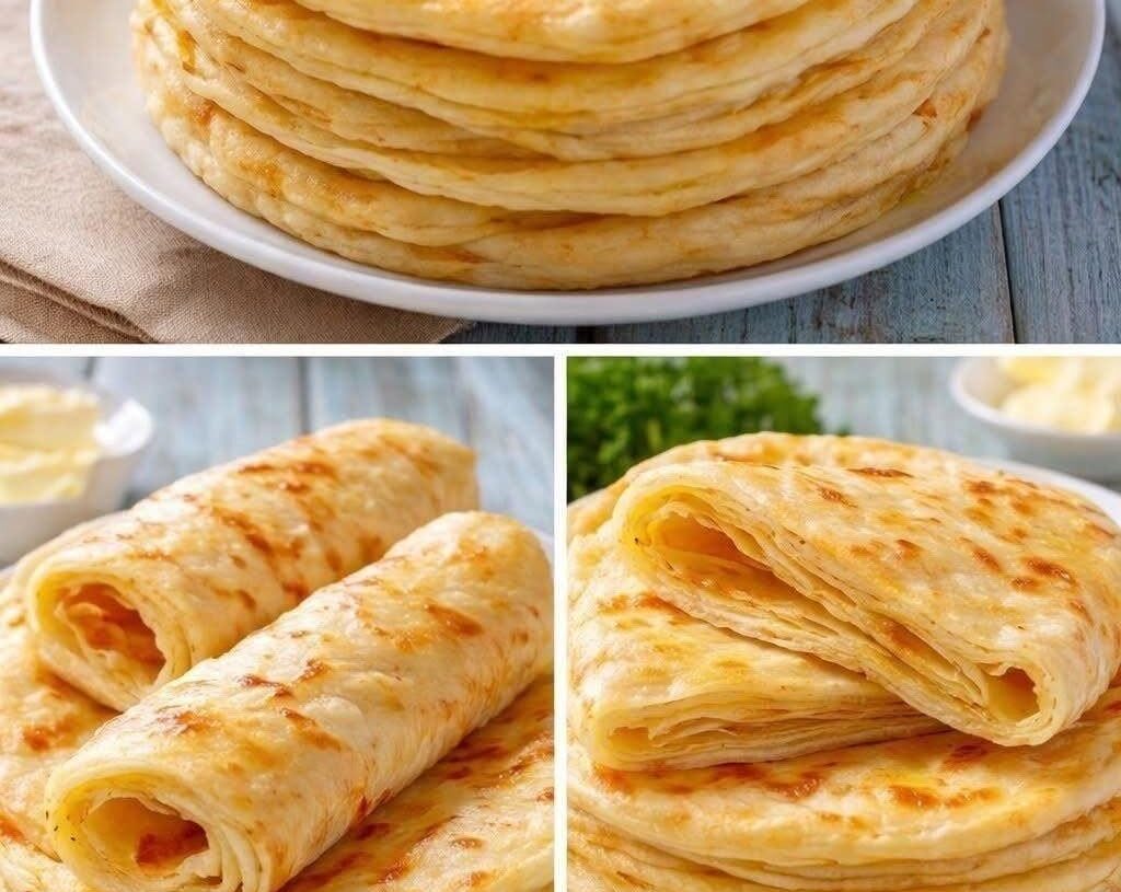 Flaky Layered Flatbread