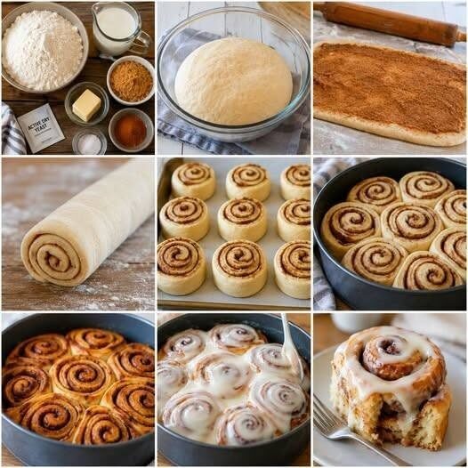 Soft Cinnamon Rolls with Cream Cheese Frosting