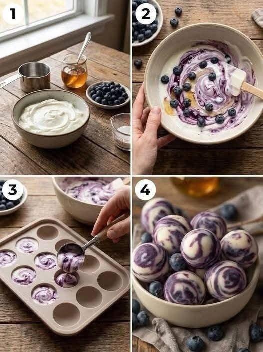 Blueberry Yogurt Bites 