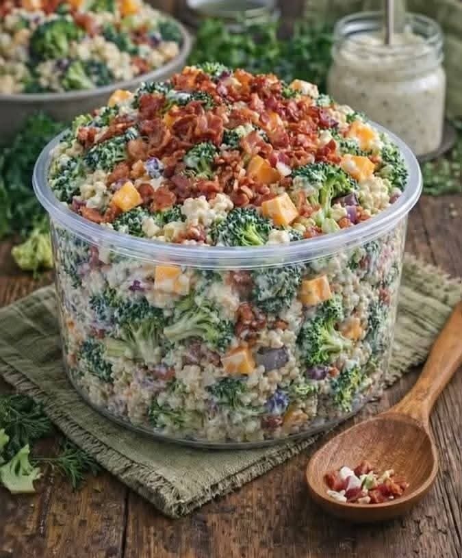 Creamy Broccoli Crunch Salad