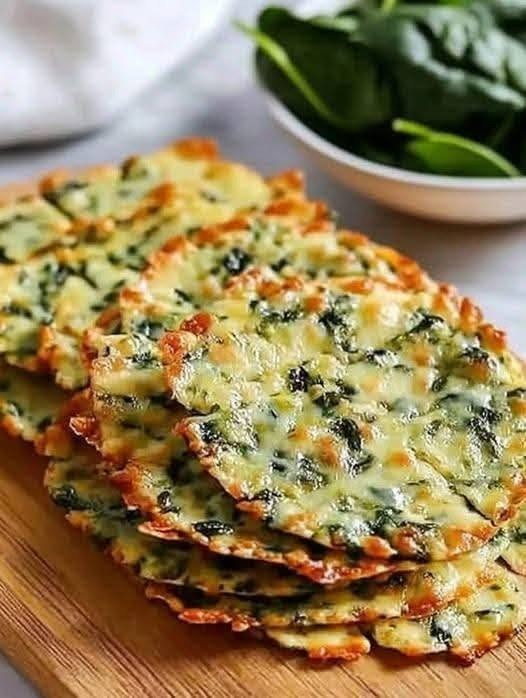 Cheesy Spinach Crispy Fritters