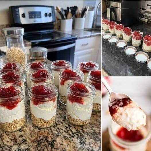 No-Bake Strawberry Cheesecake Cups