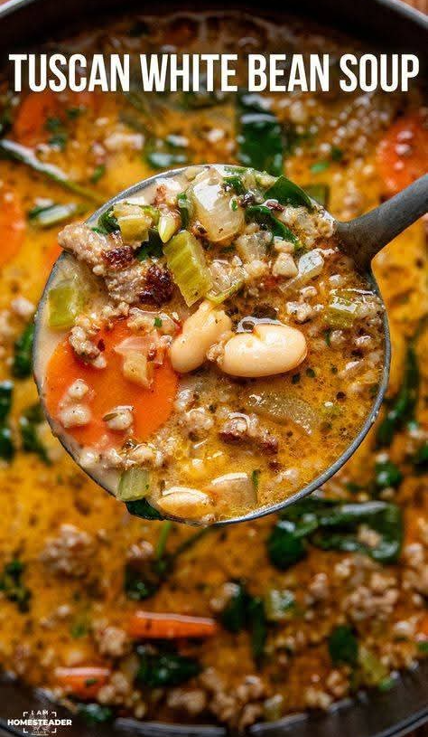 Tuscan White Bean Soup