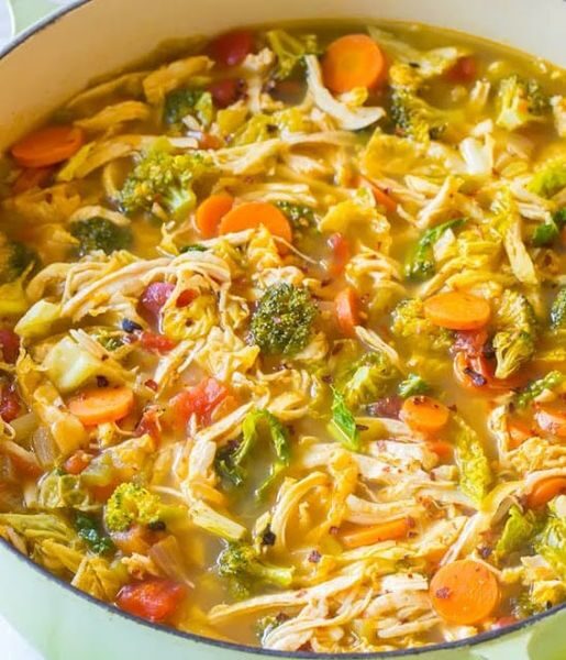 Hearty Chicken Vegetable Soup