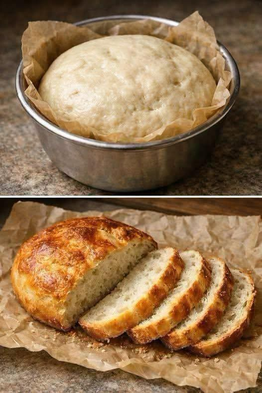 Easy Homemade No-Knead Bread