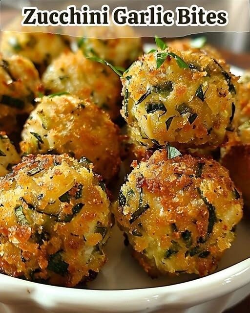 Zucchini Garlic Bites