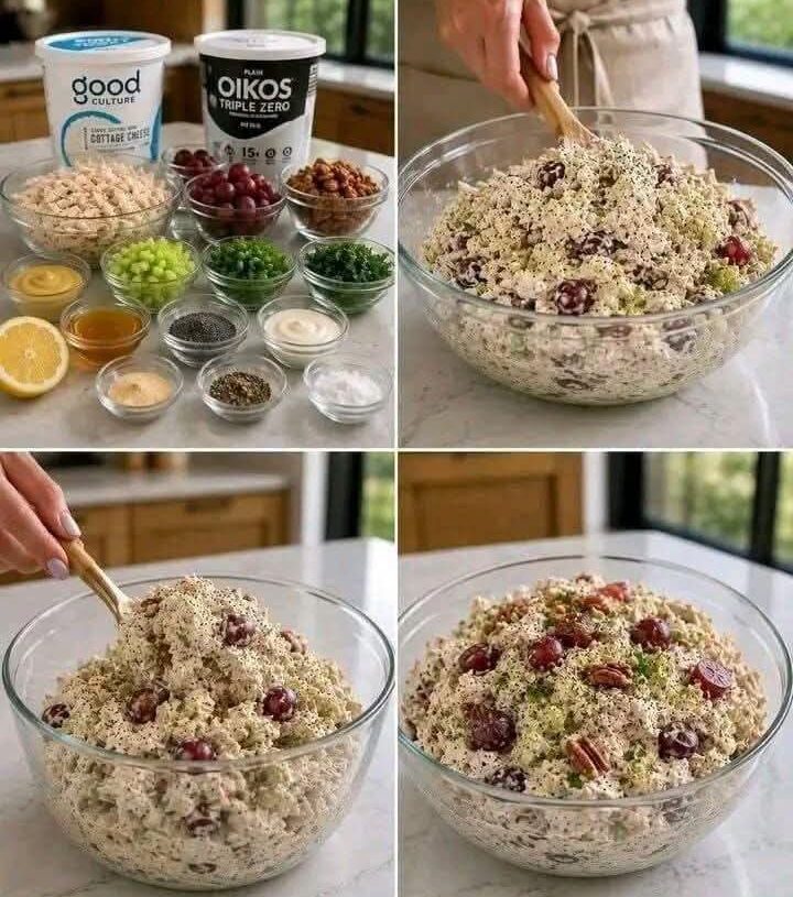 Creamy Grape & Chicken Salad