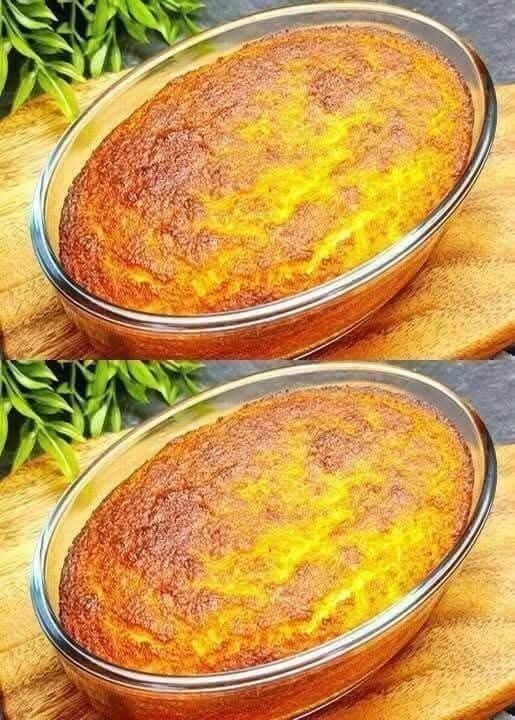 Easy Golden Baked Cake Recipe