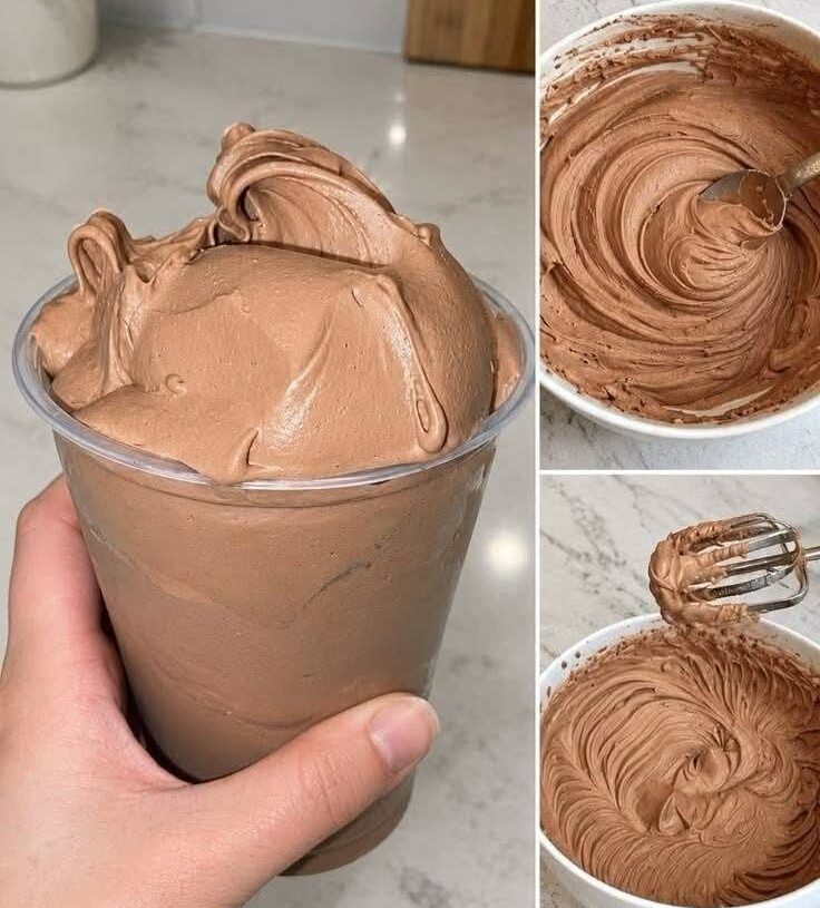 Easy Chocolate Mousse (3 Ingredients)