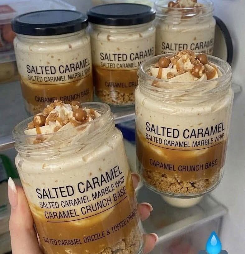 Salted Caramel Crunch Dessert Jars