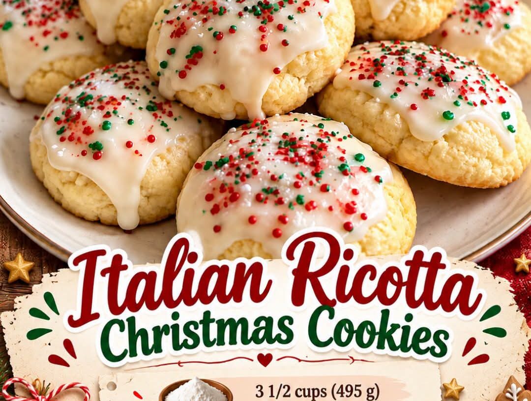 Italian Ricotta Christmas Cookies