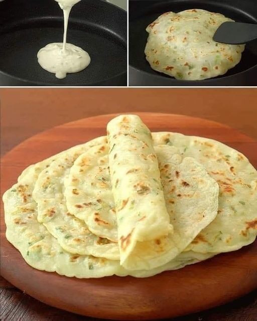 Easy Pourable Pan Flatbread