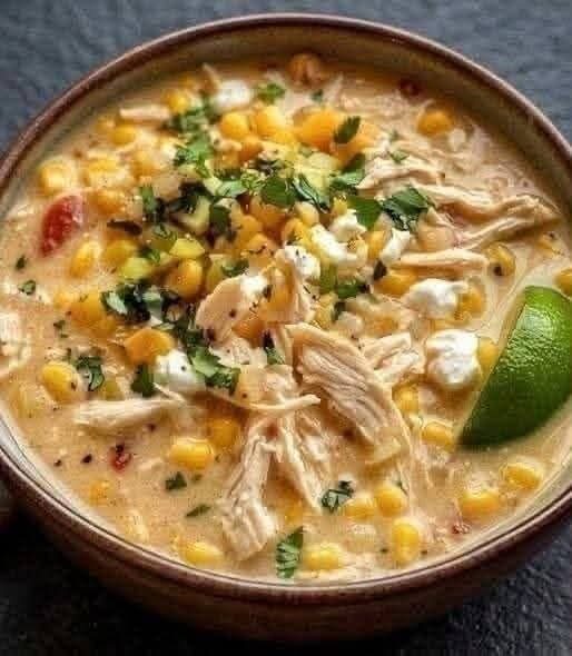 Creamy Chicken & Sweet Corn Soup
