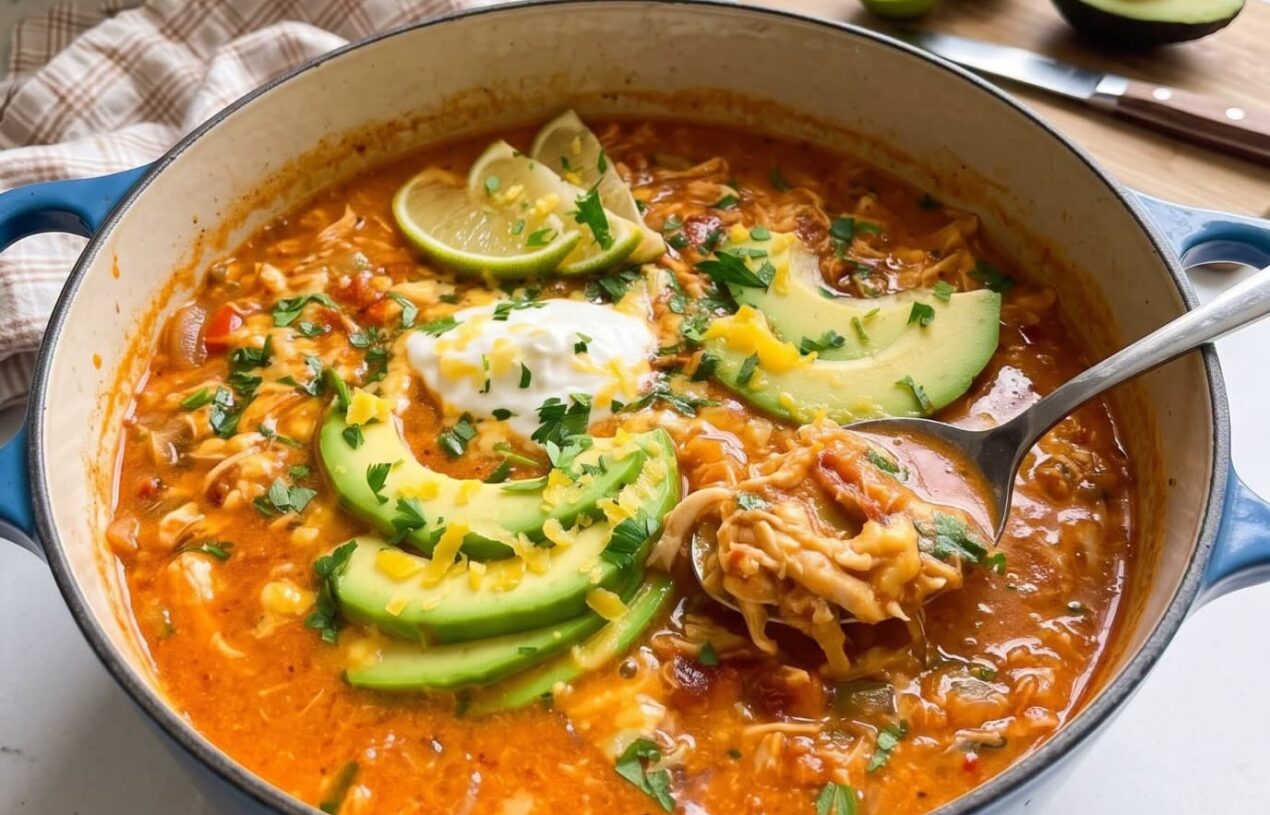 Creamy Mexican Chicken Tortilla Soup